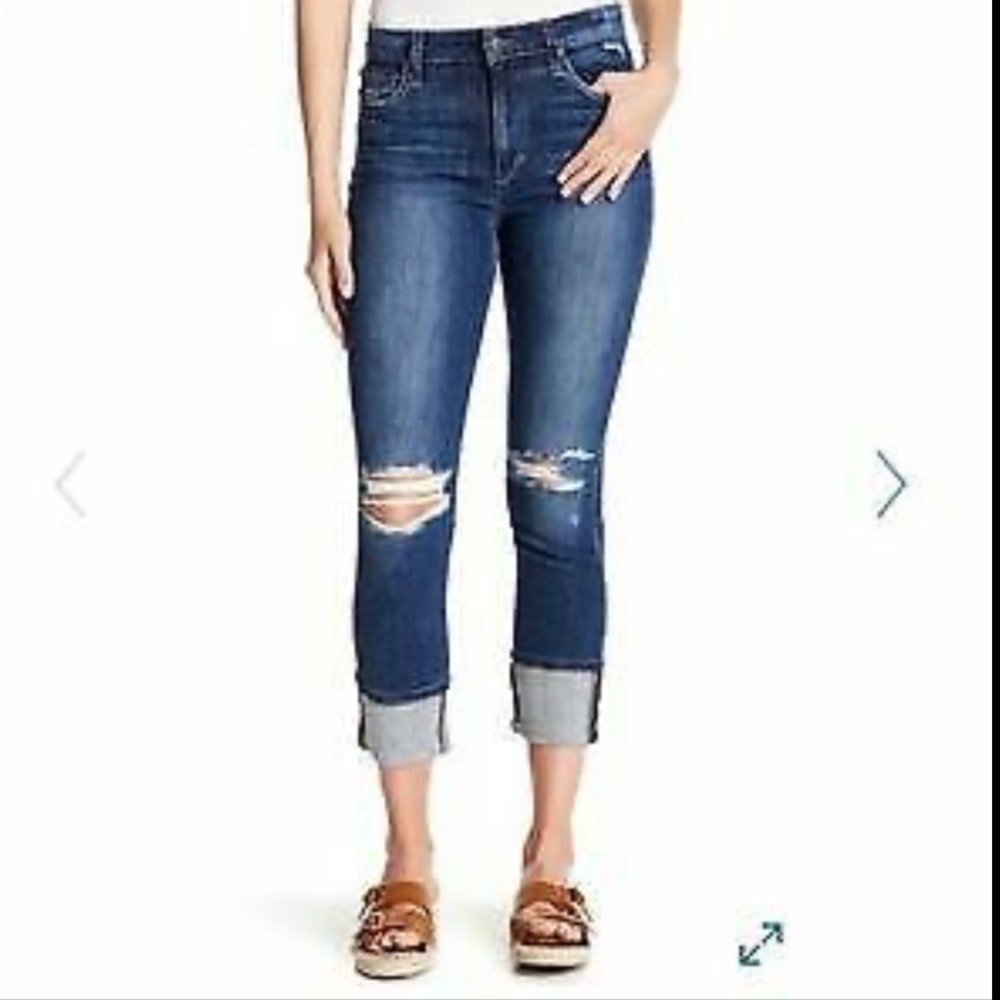Joe’s Jeans Regina Pant High Rise Crop Jeans Sz 28 - Picture 2 of 8